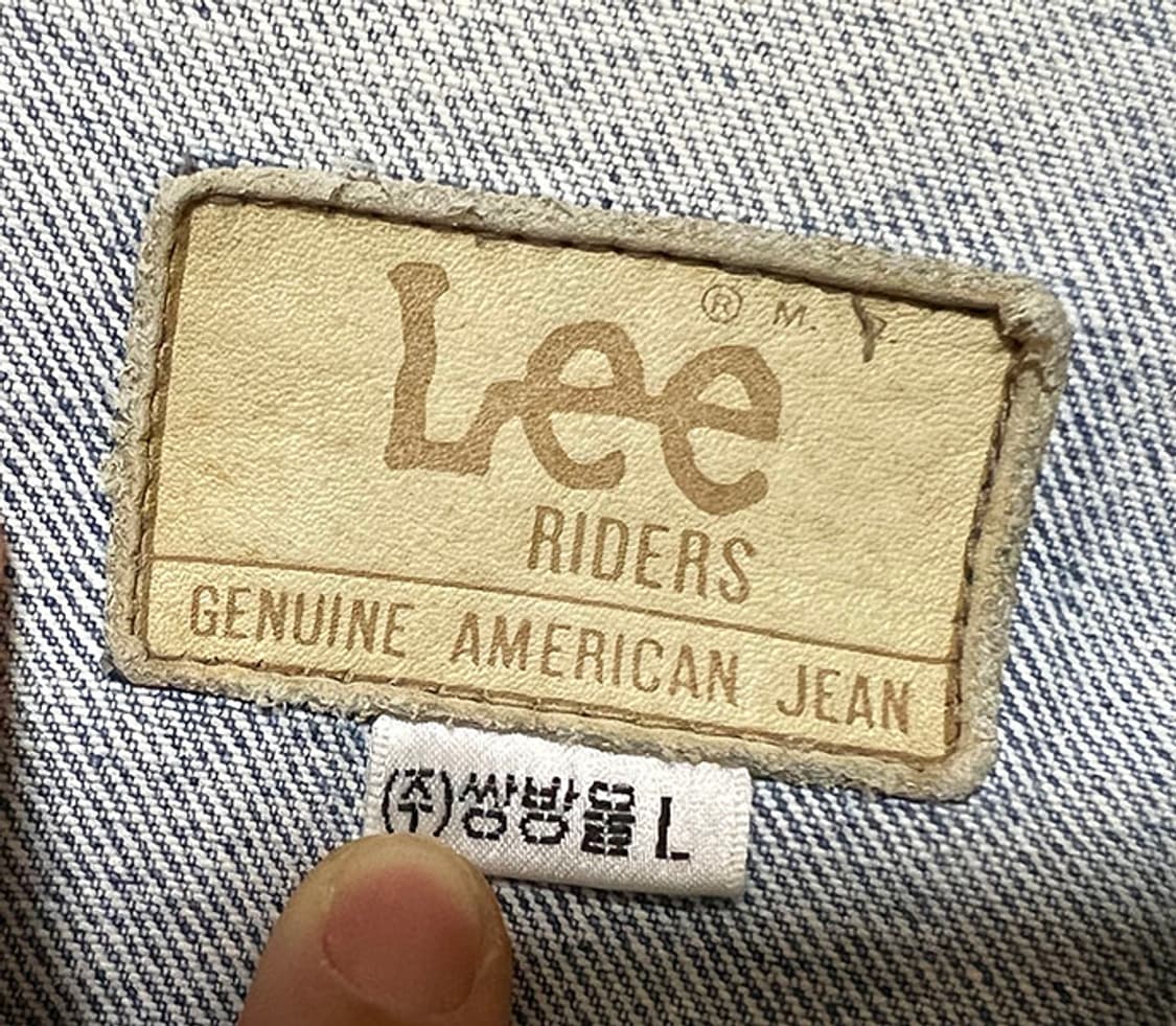 Lee 라이더스 90s 쌍방울 남자 데님자켓 올드스쿨룩 춘추 L 100 상품이미지3