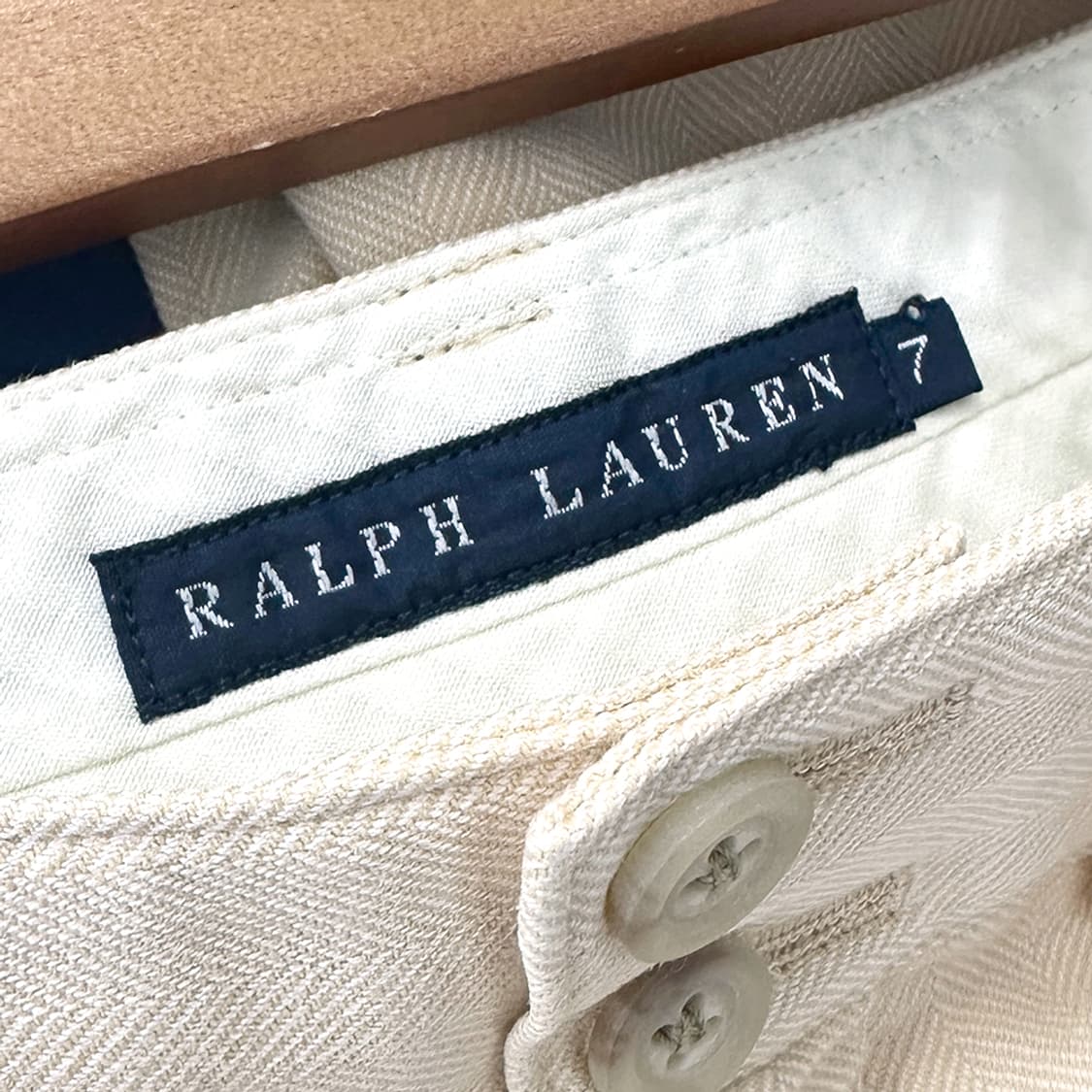 폴로 랄프로렌 코튼 치노 팬츠 면바지 베이지 여성 27in 상품이미지5