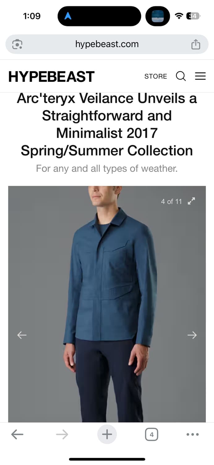 베일런스 필드 오버셔츠 L 상품이미지1