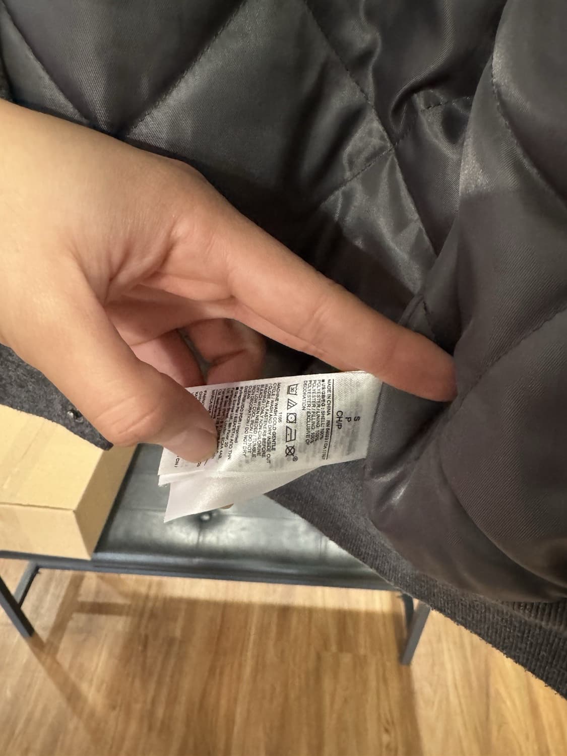 팔라스 x 갭 바시티 자켓 그레이 상품이미지4