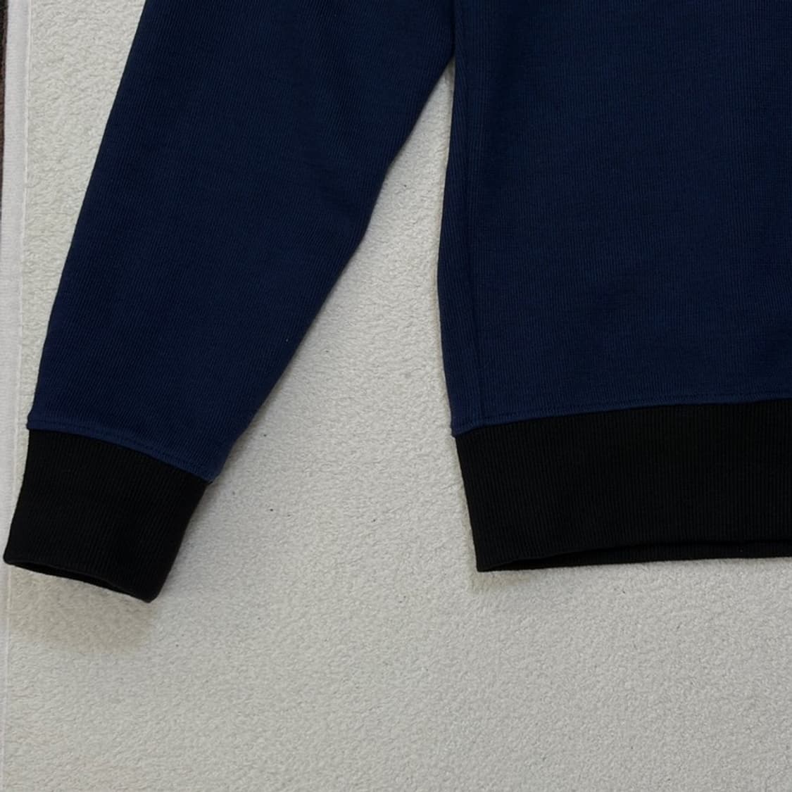 CUSTOMELLOW 네이비 배색 맨투맨 M 상품이미지2