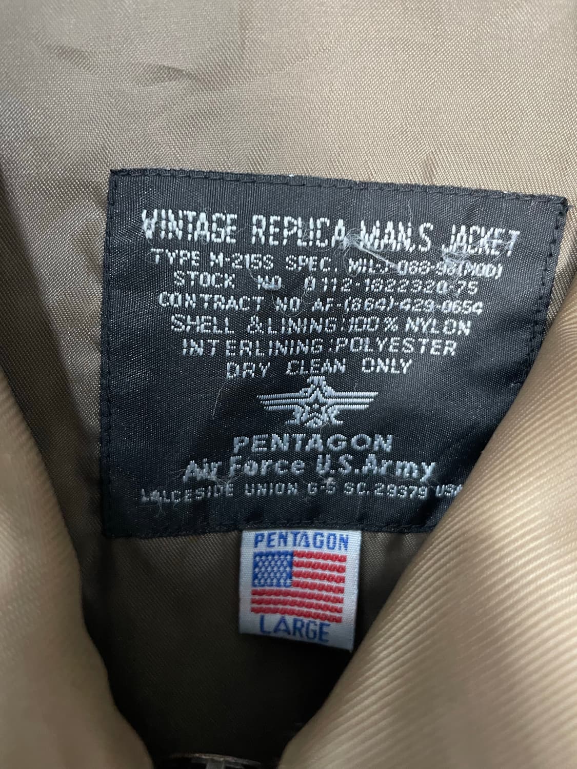 펜타곤 빈티지 usa 플라이트 항공 자켓 H2270 상품이미지3