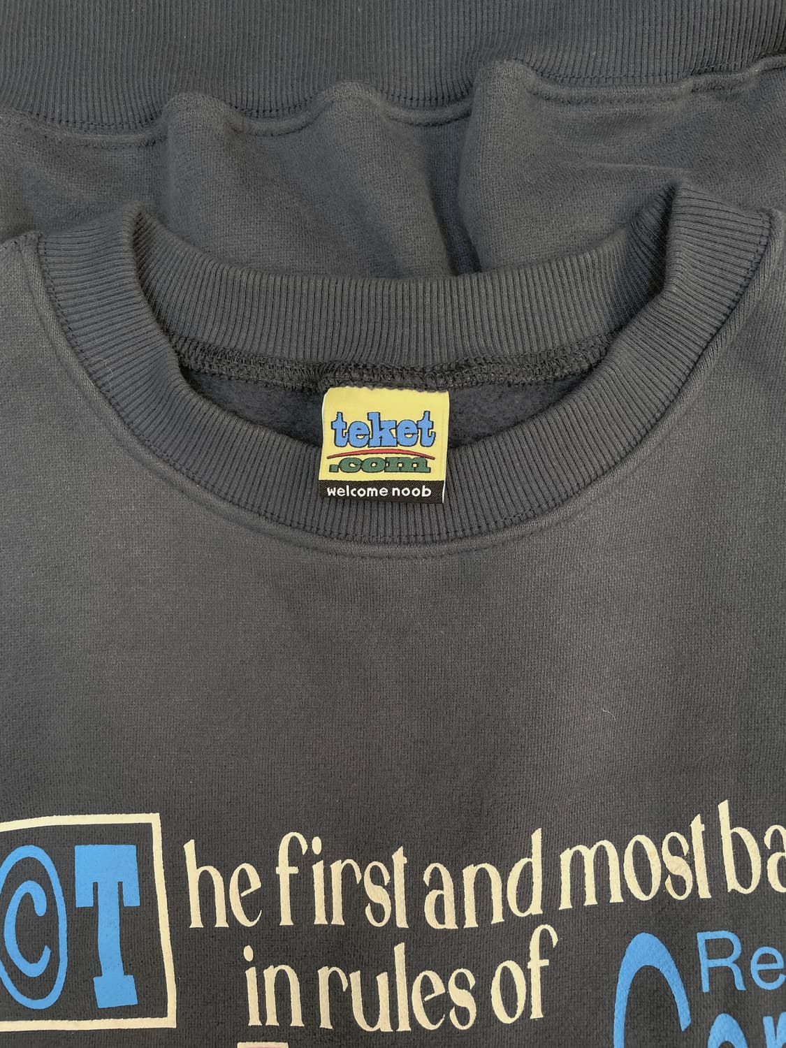 테켓(teket) 그래픽 로고 스웨트셔츠 상품이미지4