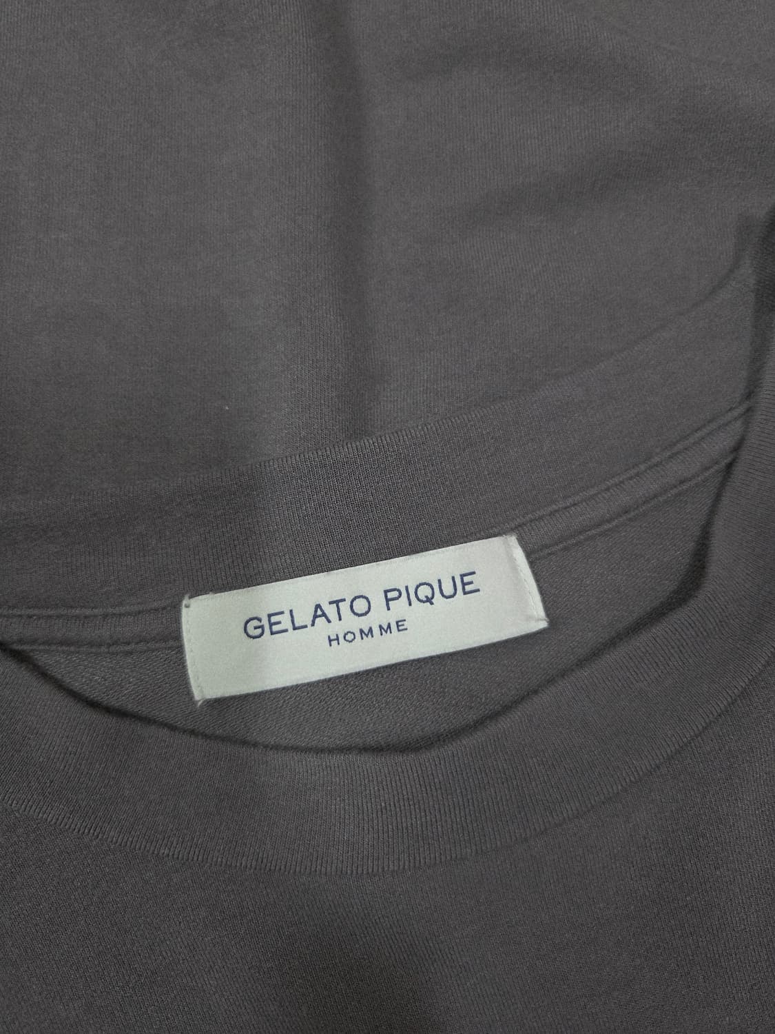 GELATO PIQUE 그레이 롱 슬리브 티셔츠 상품이미지5