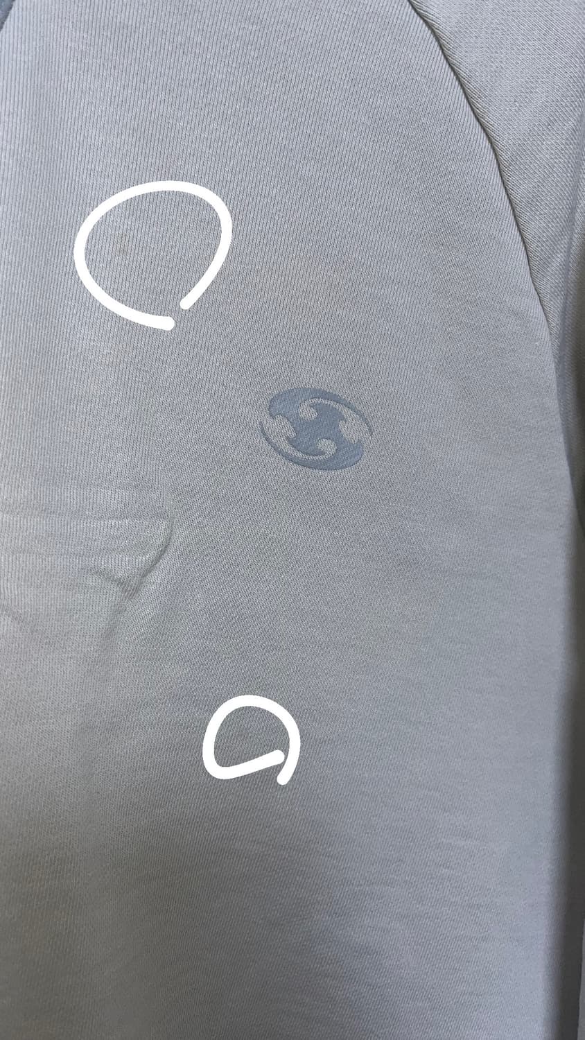 산산기어 테이프드 후드  그레이 -23ss 2사이즈 상품이미지2