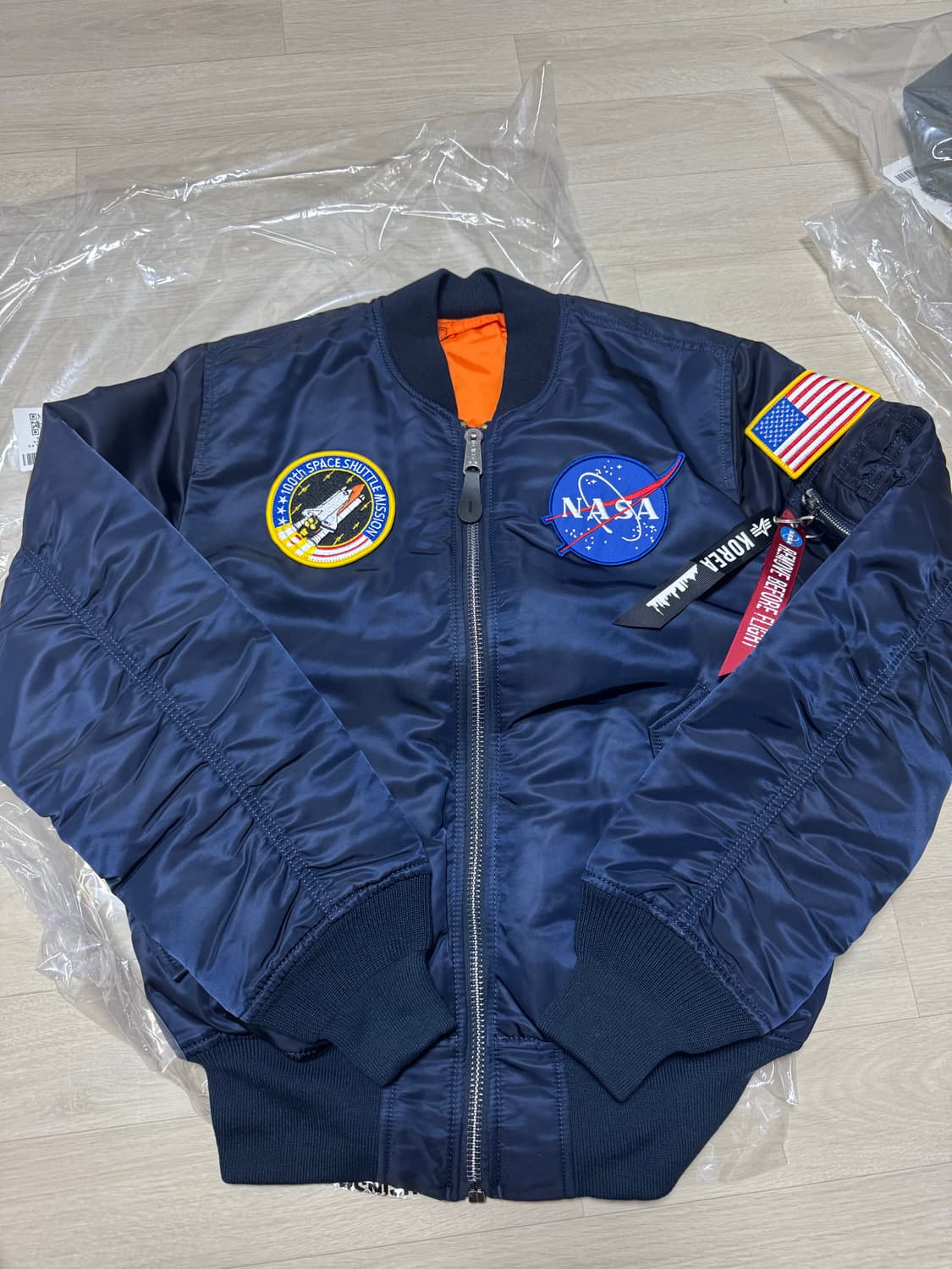 [S] 알파인더스트리 나사 ma1 상품이미지1