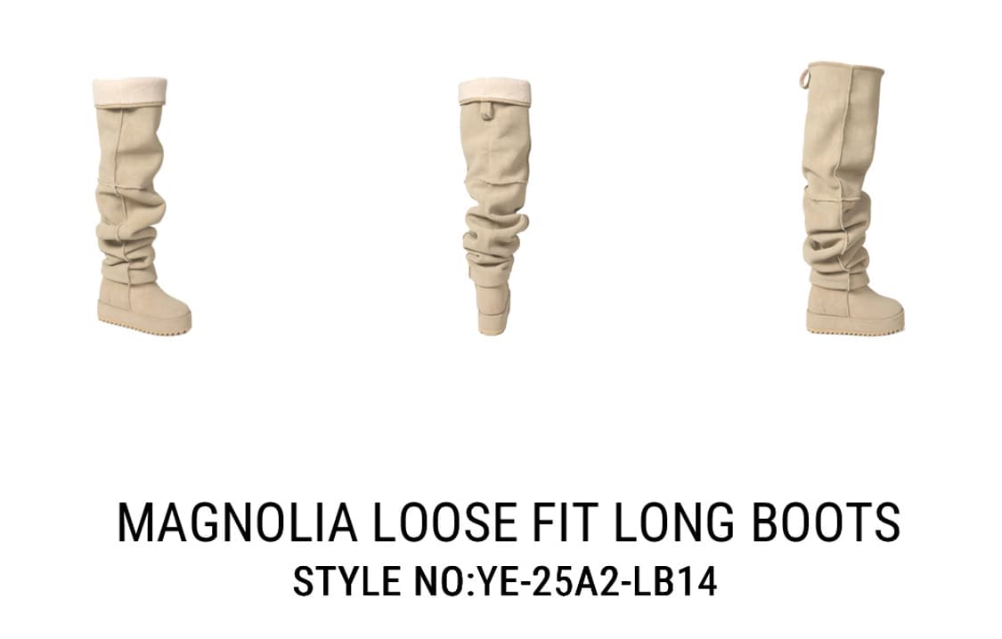 YELLO 옐로 베이지 부츠 상품이미지3