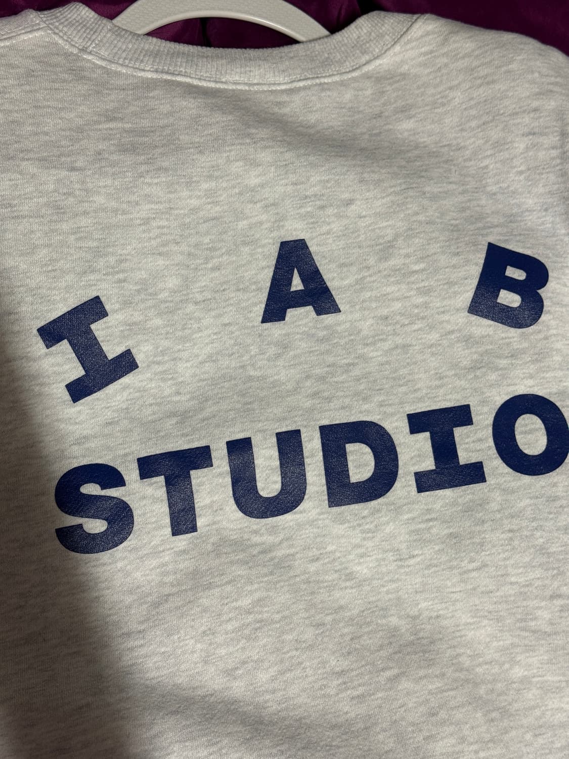 아이앱 스튜디오 라이트그레이 맨투맨 XL 상품이미지5