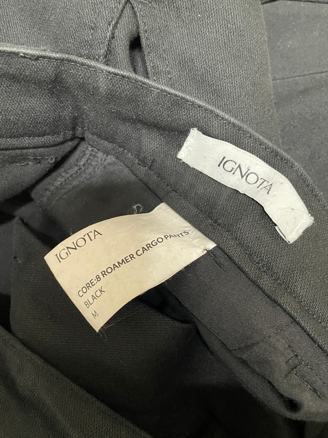 이그노타 코어:8 로머 카고 팬츠 블랙 상품이미지4