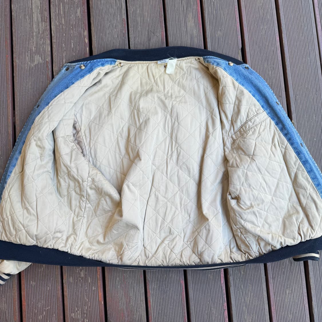 디즈니 푸 데님 바시티 자켓 상품이미지7