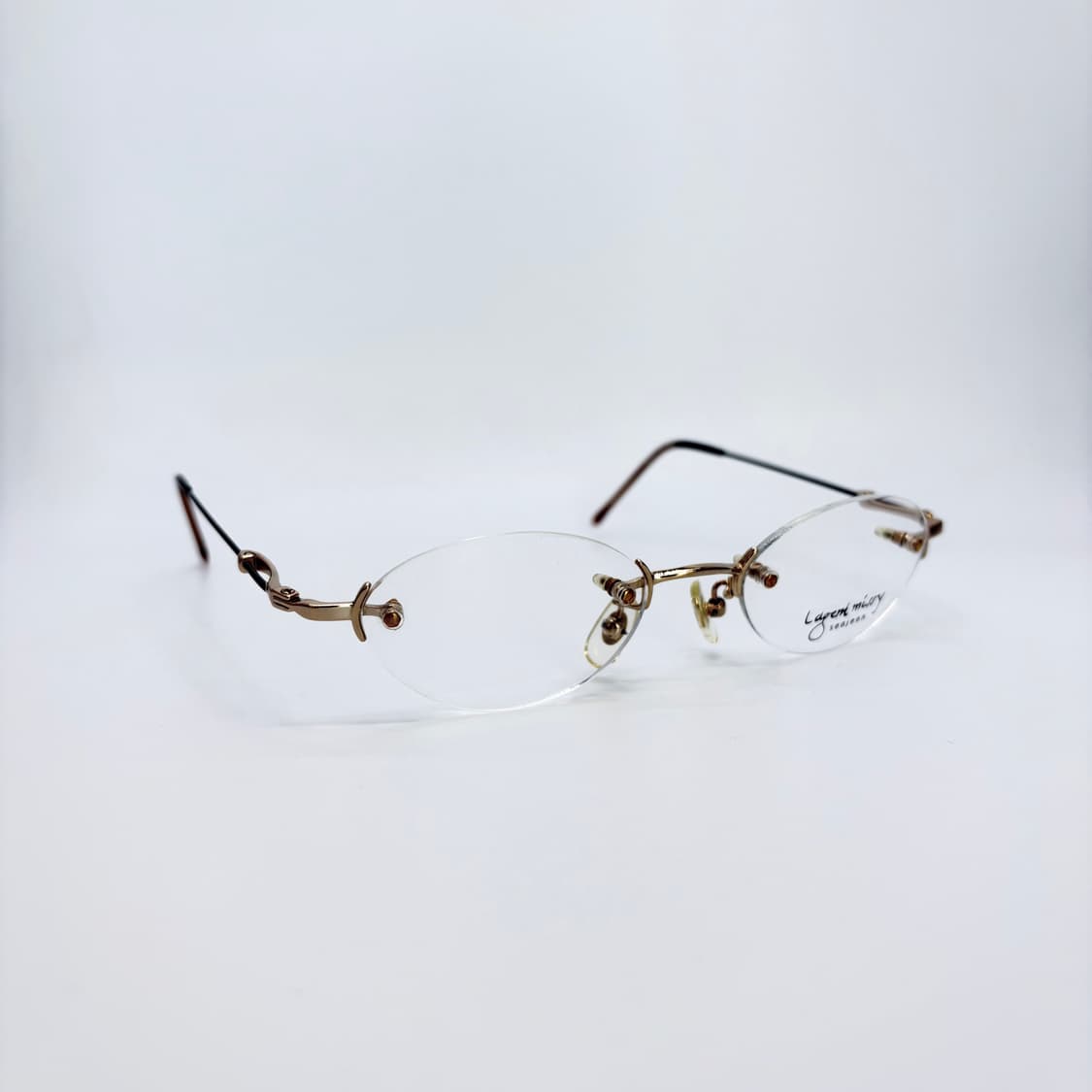 서전 LEGENT 골드 오벌형 무테  상품이미지2