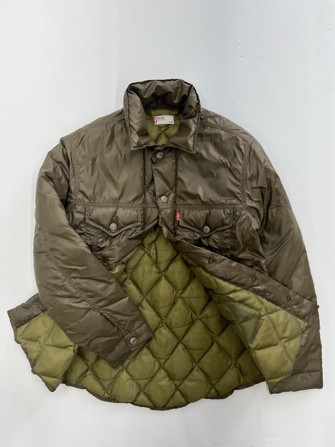 리바이스 레드탭 패딩 트러커 자켓 상품이미지1