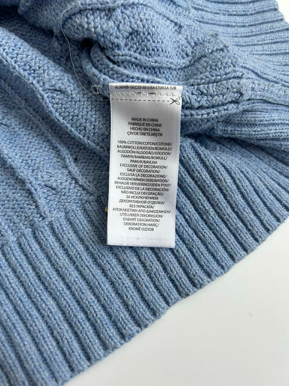 [M] 폴로 랄프로렌 케이블 코튼 니트 스웨터 상품이미지5