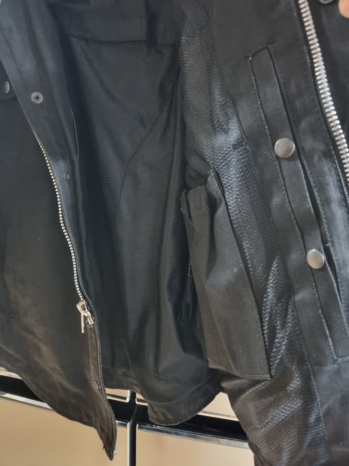 Rough neck waxed rider  jacket  상품이미지4