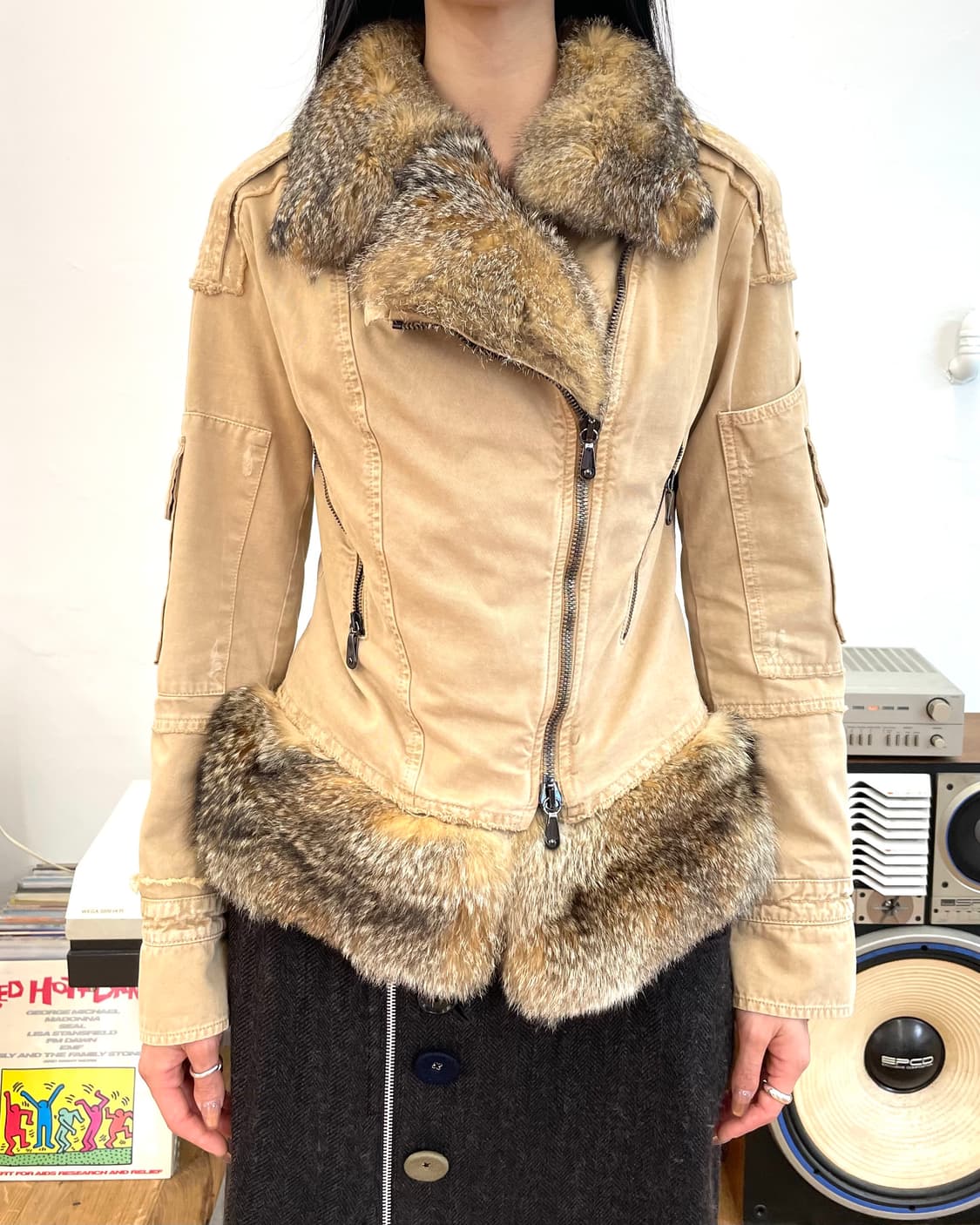 [42] 에르마노설비노 퍼 자켓 상품이미지1