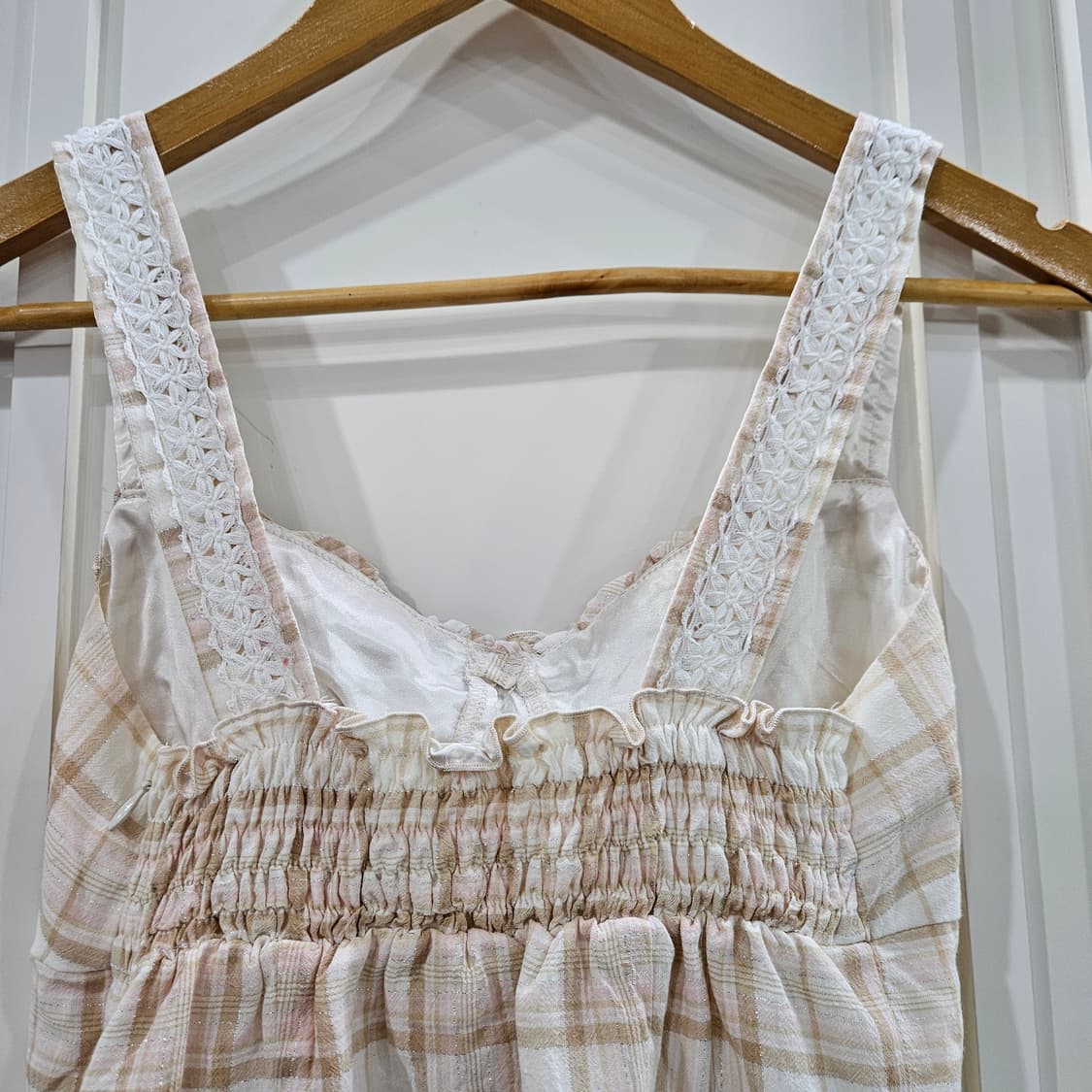 윌셀렉션(WILLSELECTION)  체크 뷔스티에 원피스 상품이미지6