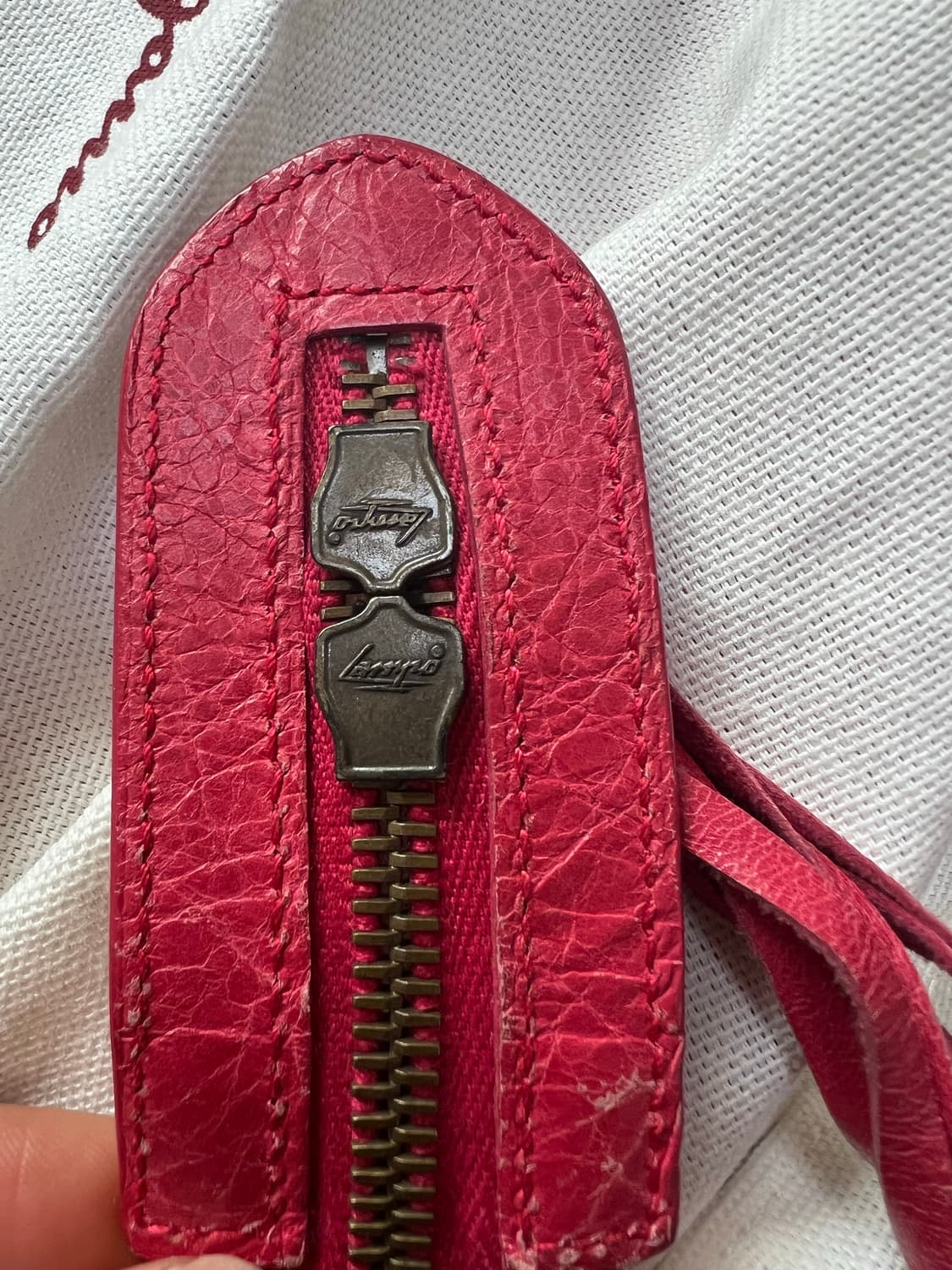 발렌시아가 모터백 가방 레드 상품이미지8