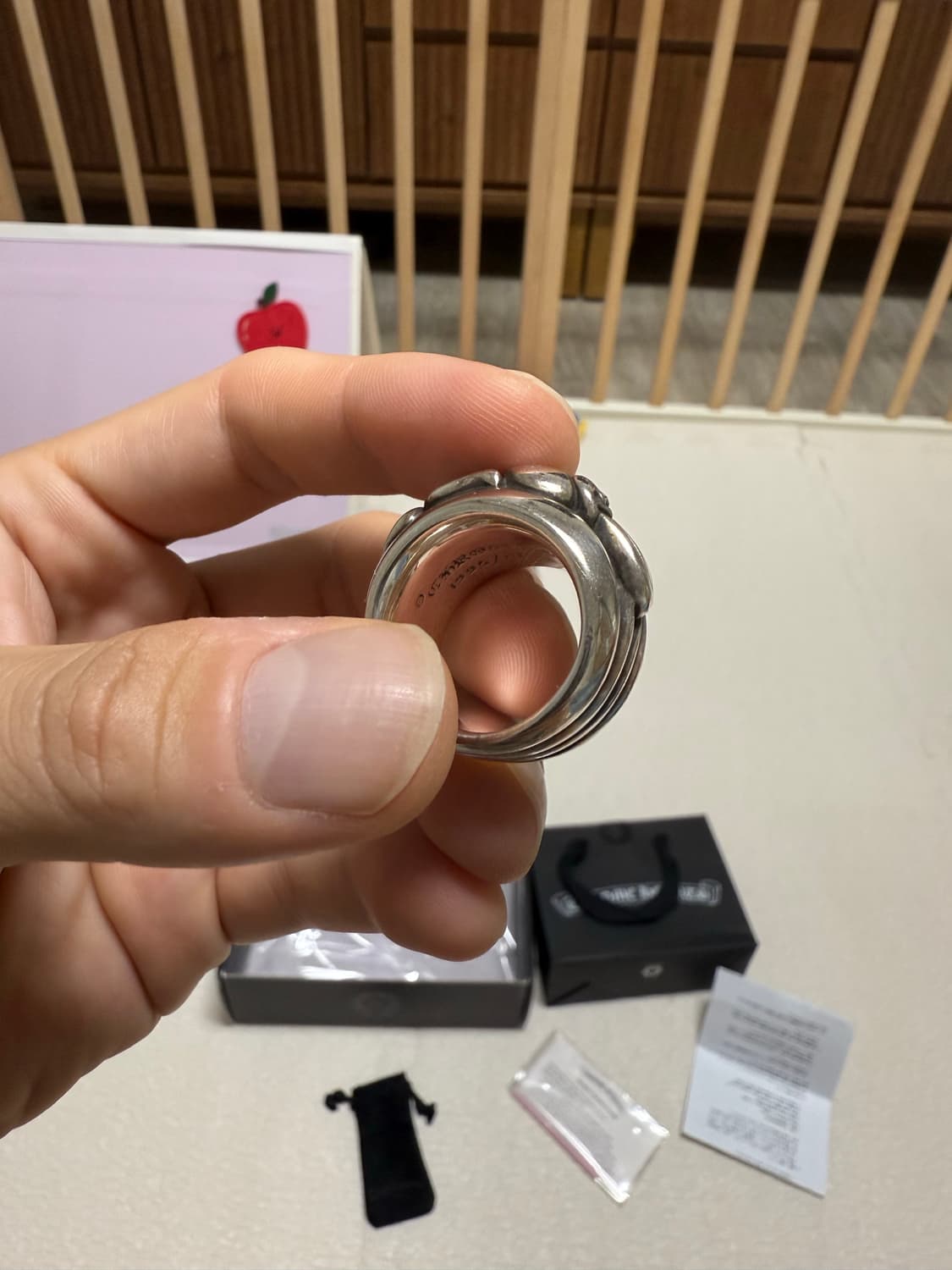 크롬하츠 하트대거링 US 9호(KS 19호) 판매 상품이미지4
