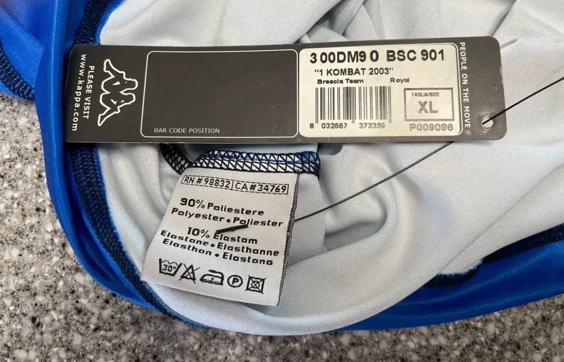 브레시아 칼초 03/04 홈 유니폼 사이즈 XL 상품이미지6