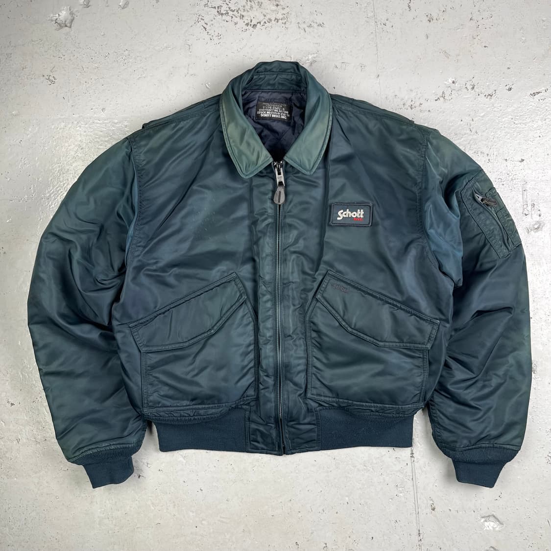 빈티지 Schott CWU-R 플라이트 봄버 자켓 상품이미지2
