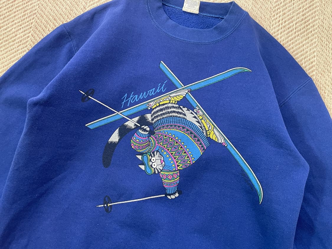 크레이지셔츠 usa 하와이 스키 베어 스웻셔츠 상품이미지2