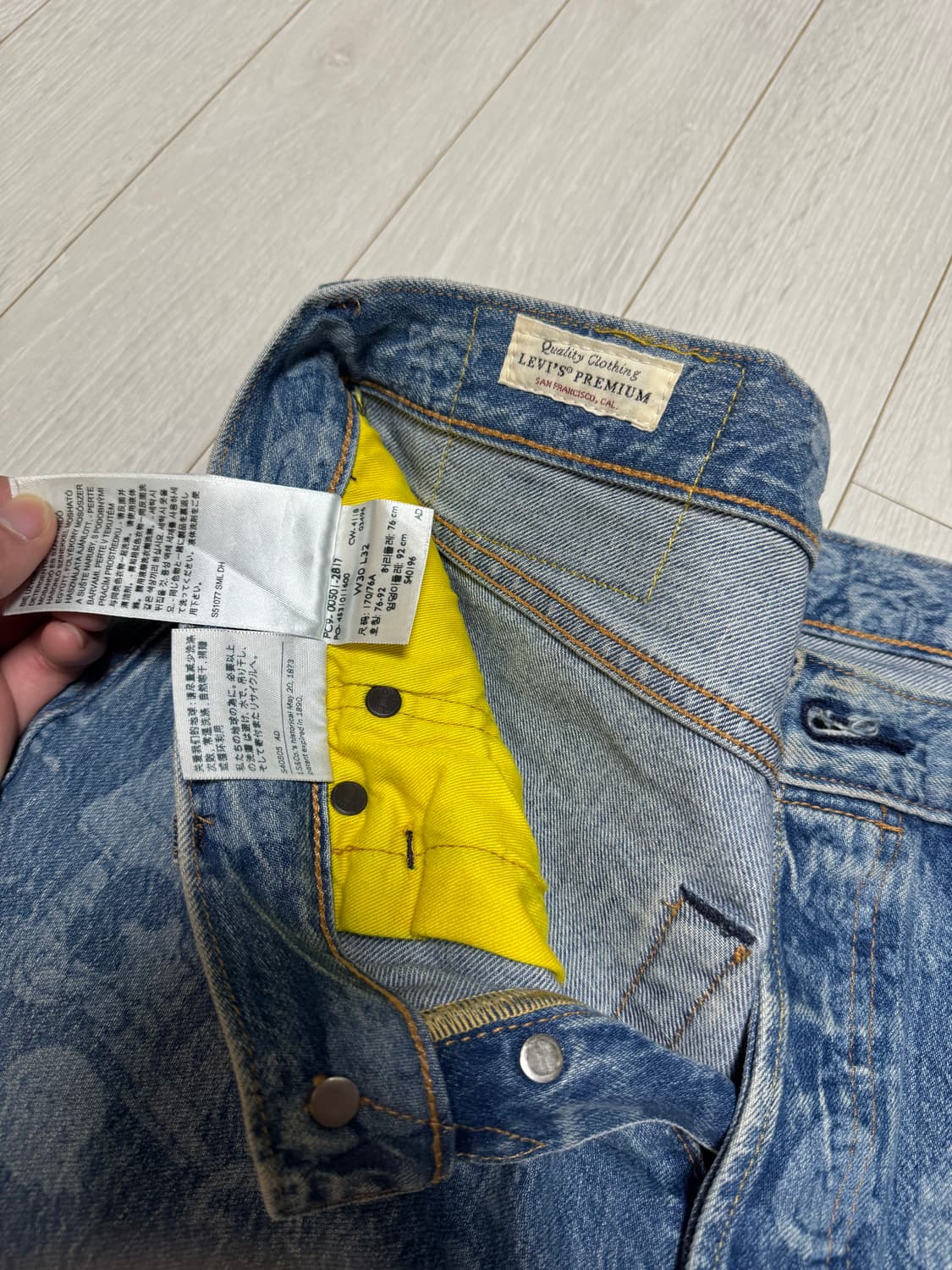 리바이스 X 피너츠 스누피 501  30 x32 상품이미지5