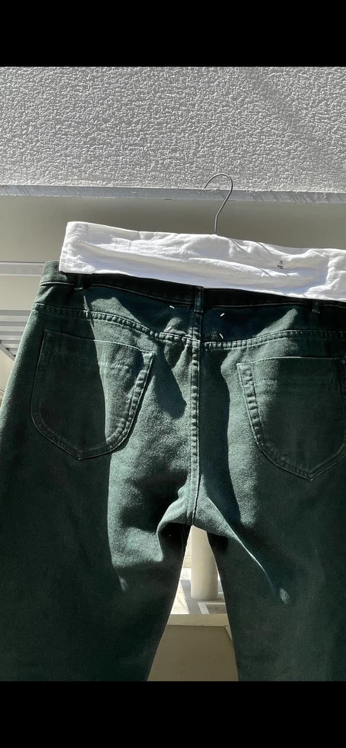 Maison Margiela pants denim deep green 상품이미지4