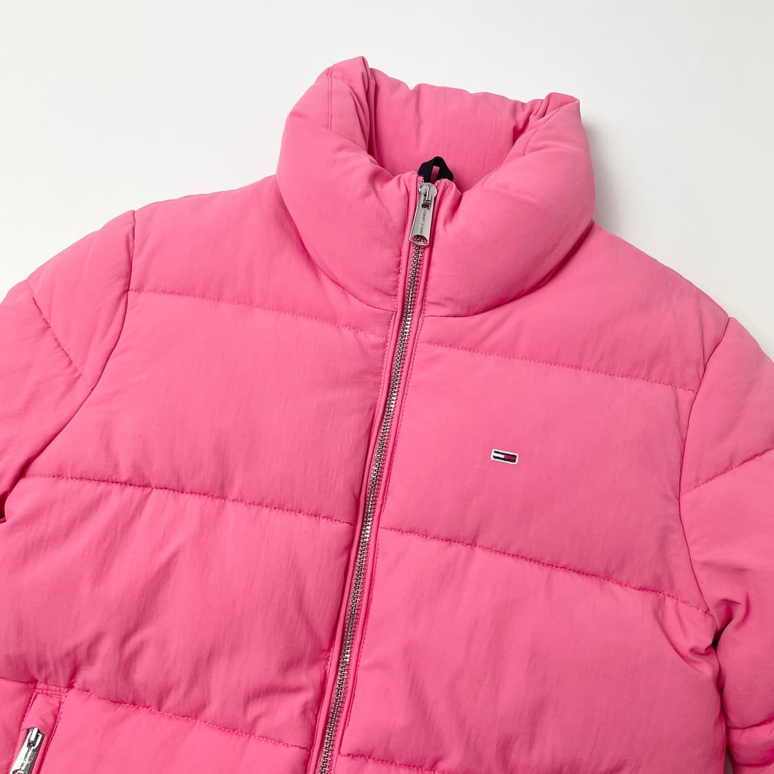 [중고] 타미 진스 여성 핑크 푸퍼 패딩 xs 상품이미지1