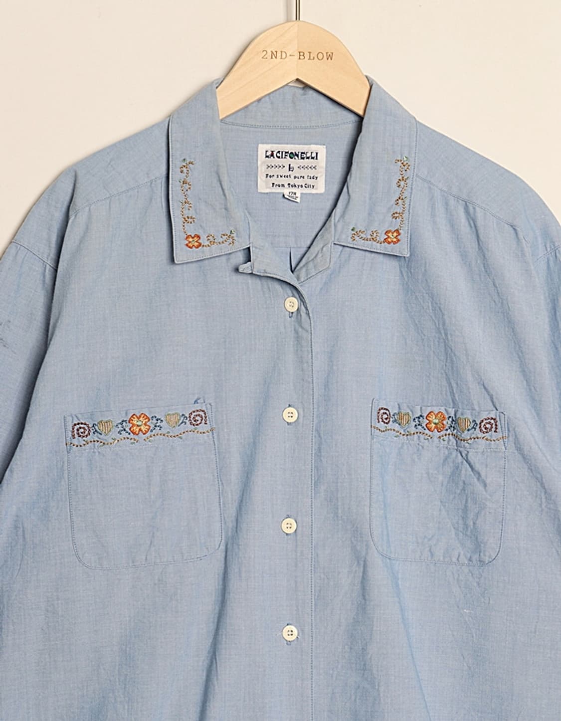 LA CIFONELLI Embro Chambray Shirts 상품이미지2