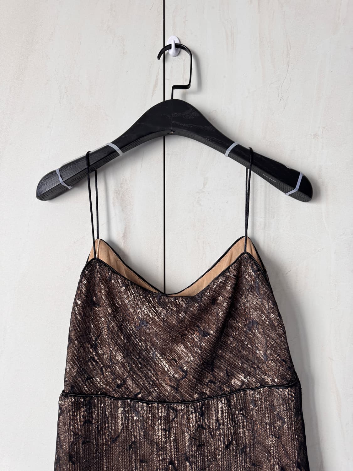 텍있는새상품 이태리 브랜드 Koralline 끈나시 원피스 XS(44,5 상품이미지6