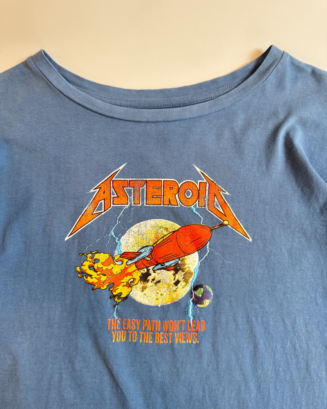 Steel Blue Asteroid Graphic Tee  상품이미지2