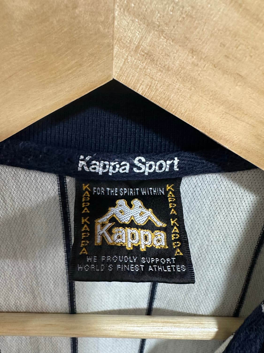 카파(Kappa) 일본판 스트라이프 반팔 카라티 빈티지 폴로셔츠M 상품이미지8