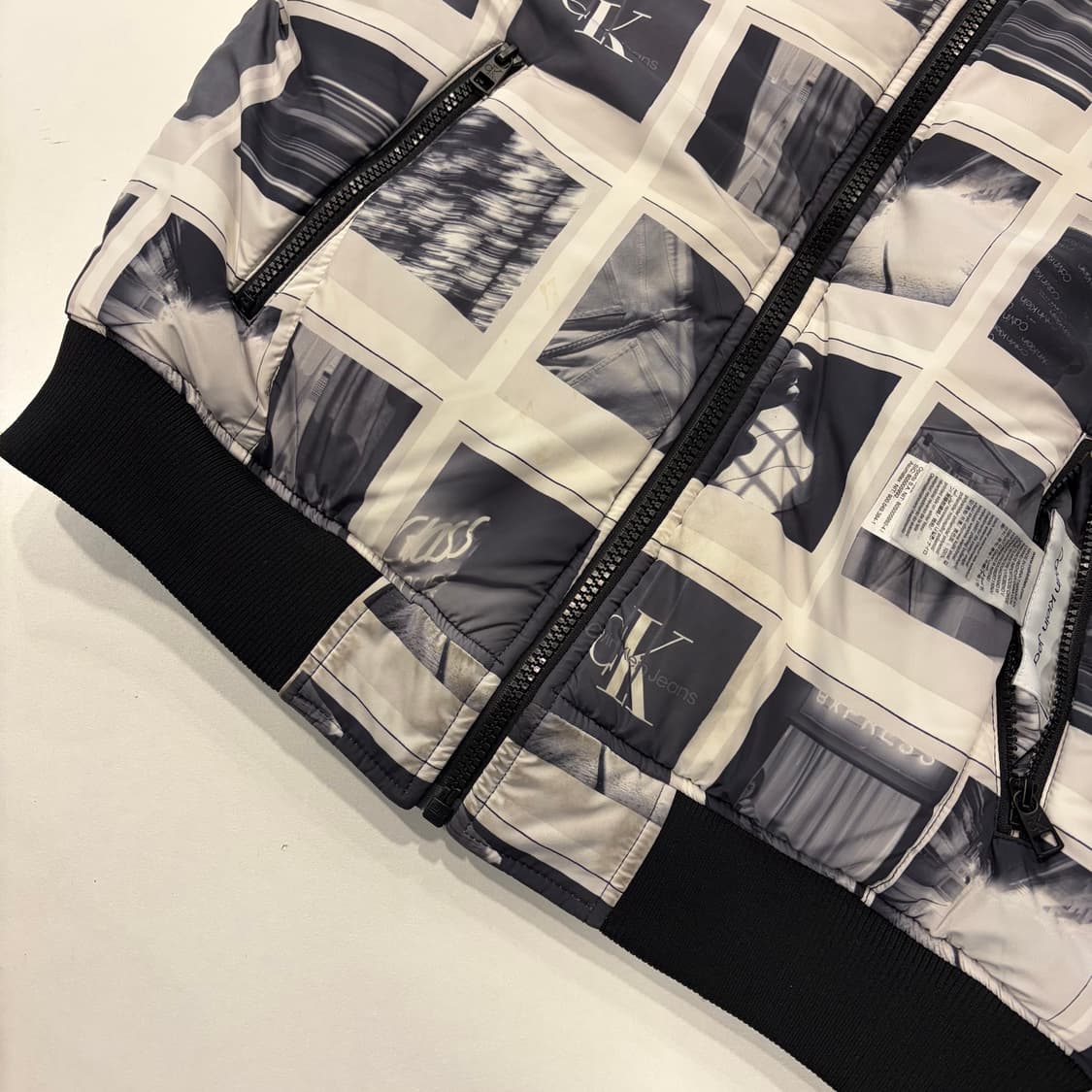 [L] 캘빈클라인 CK 리버시블 블랙 봄버 자켓 C498 상품이미지9