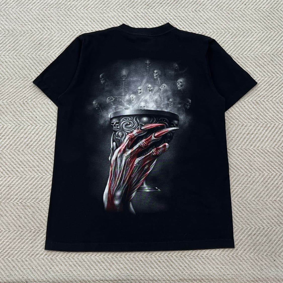 락 이글 프린팅 반팔티 r3567 상품이미지2