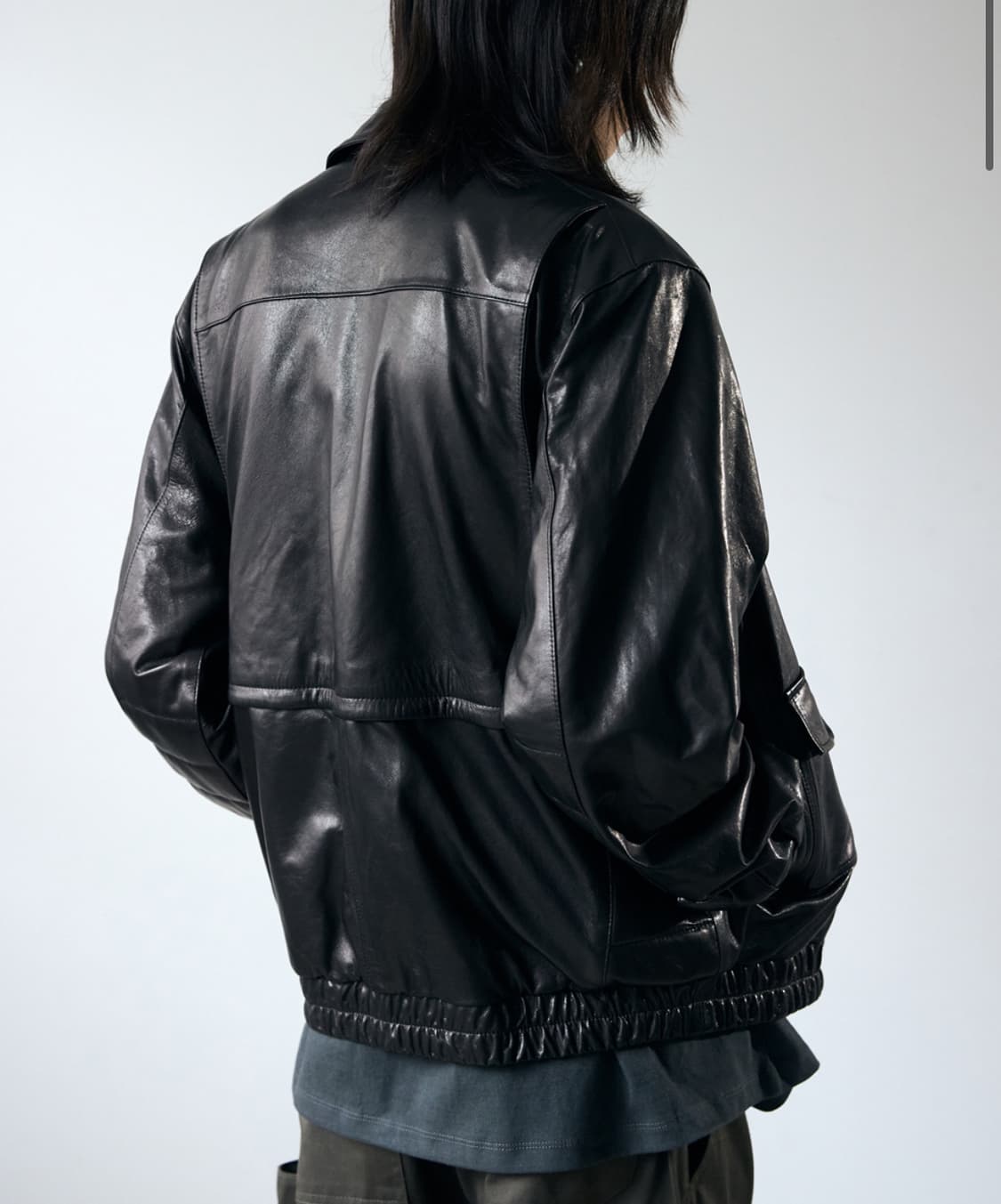 해칭룸 램스킨 a2 레더자켓 상품이미지4