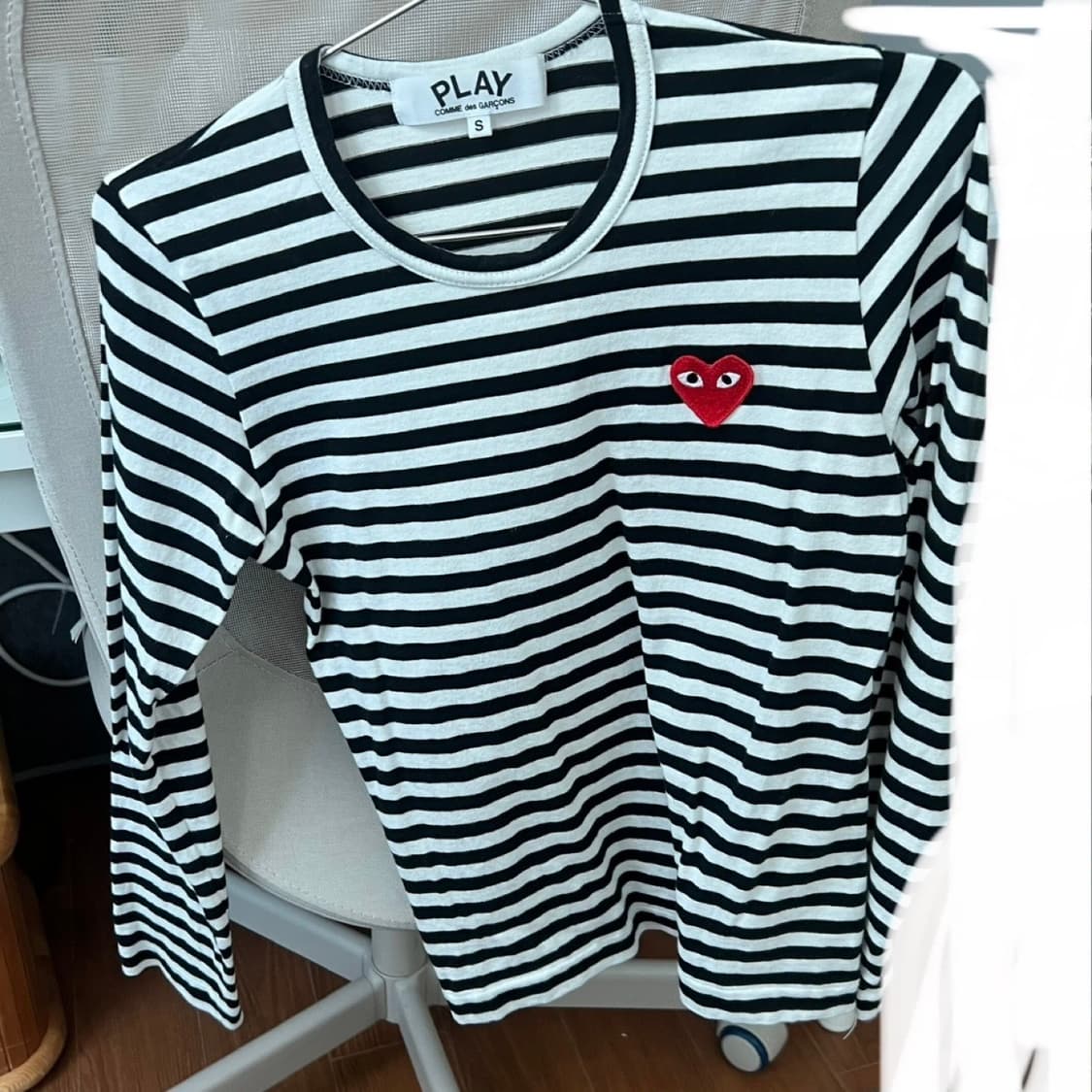 꼼데가르송 스트라이프 티s 상품이미지1