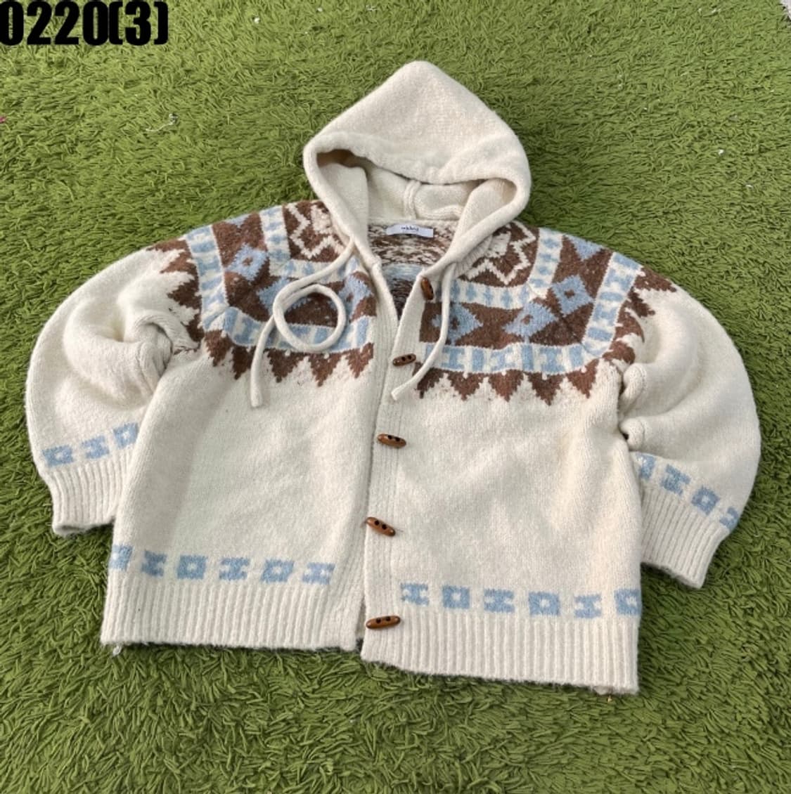 WISHED 니트 자켓 상품이미지1