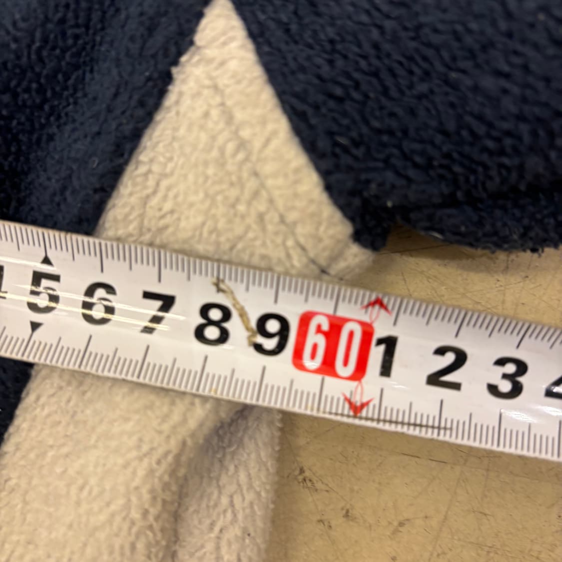 휠라 네이비 스몰로고 하프집업 플리스 상품이미지5