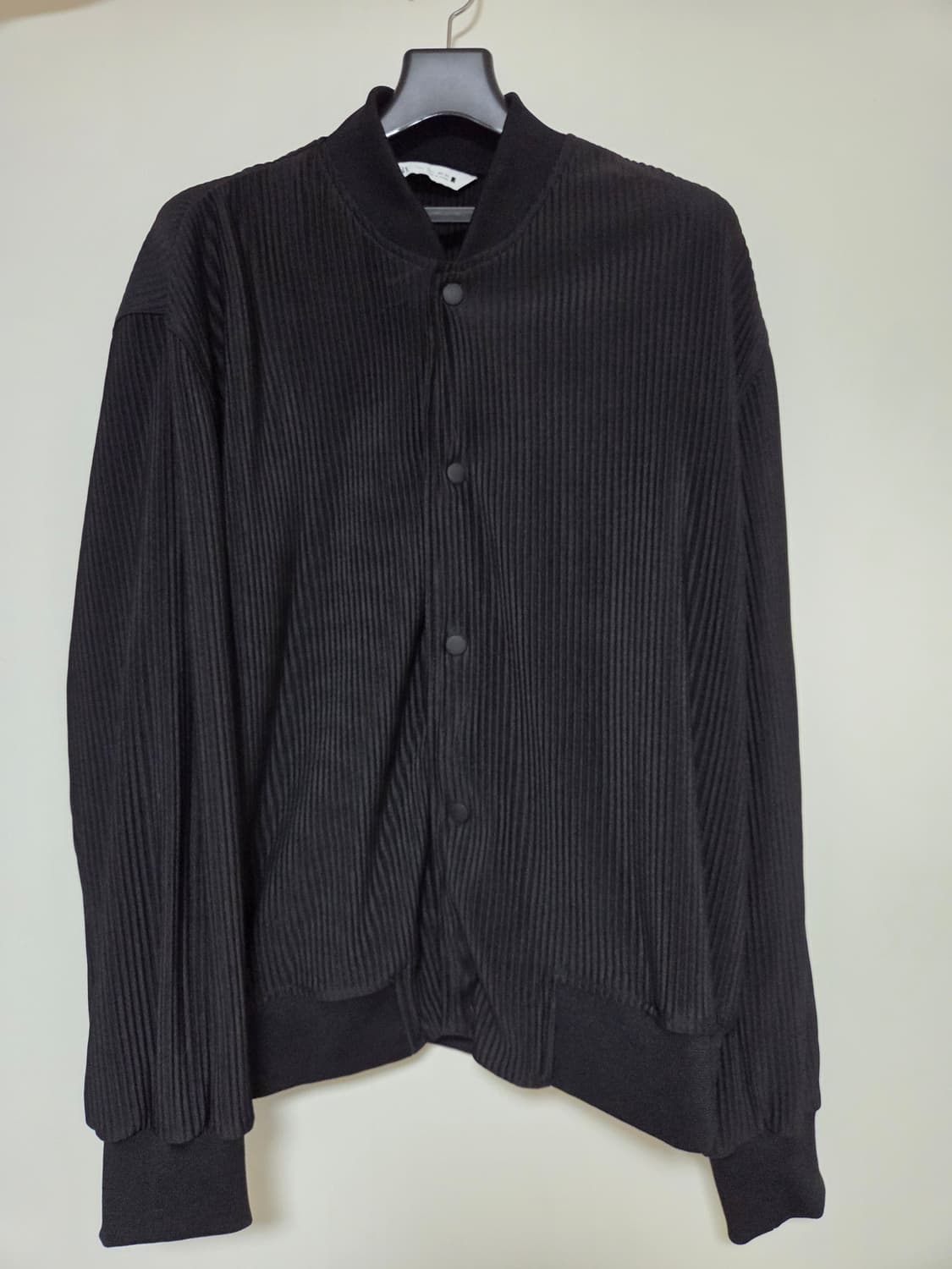 자라 블랙 플리츠 스타일 블루종 L사이즈 상품이미지1