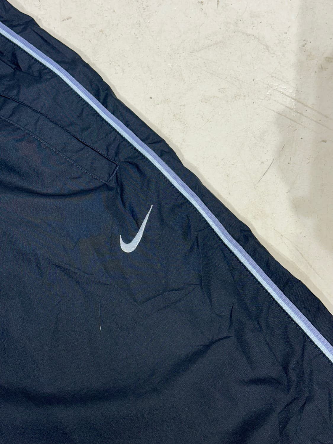 나이키 네이비 와이드 사이드 라인 트랙 팬츠 추리닝 바지 L 상품이미지6