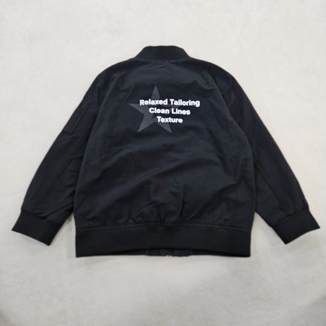 [120(7Y)] 닥스 키즈 블랙 항공 점퍼  0114YH1 상품이미지4