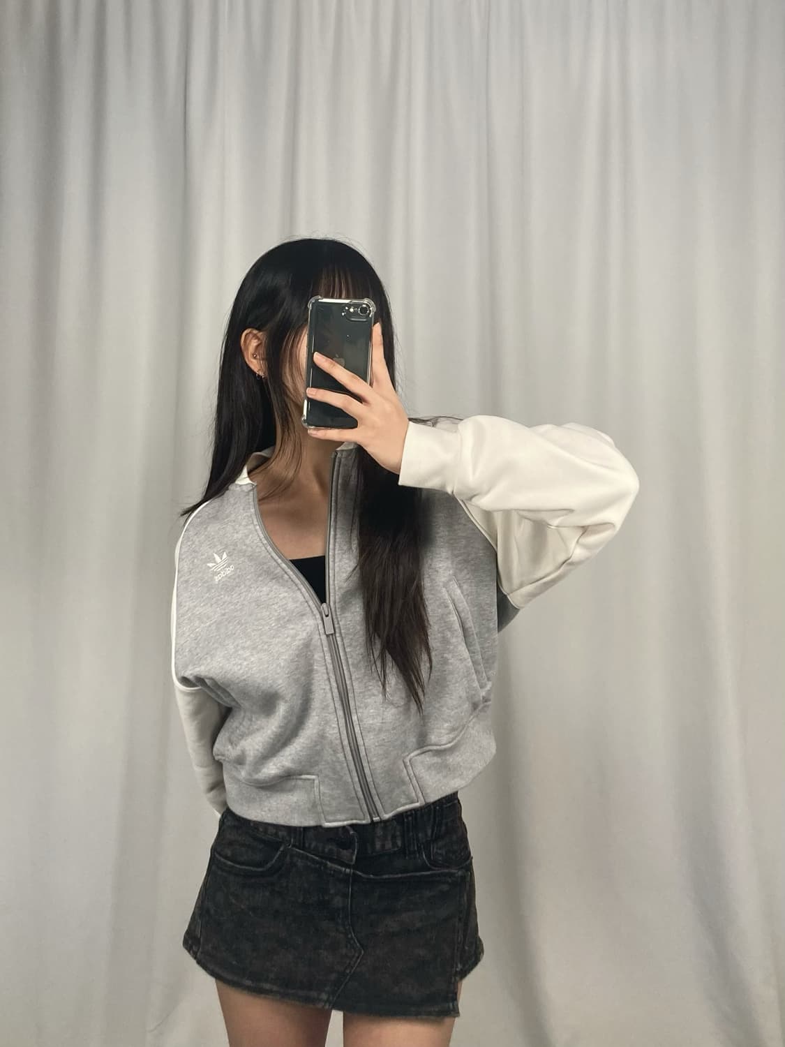 아디다스 그레이 집업 자켓 상품이미지1