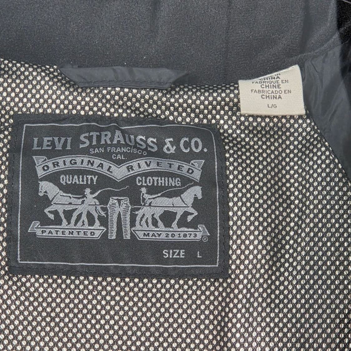 리바이스 유틸리티 포켓 블랙 롱패딩 점퍼 L 상품이미지6