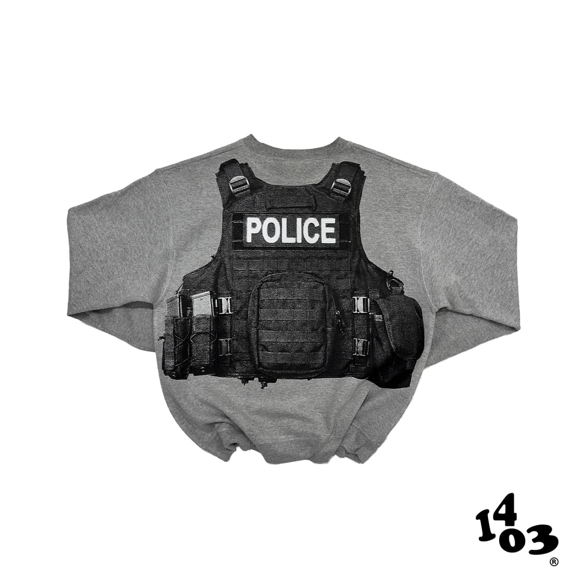 POLICE VEST 커스텀 맨투맨 🚓🚨 상품이미지3