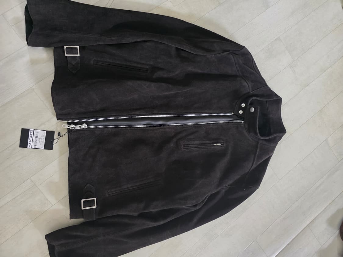 도프제이슨 프리미엄 리얼 카우하이드 스웨이드 바이커 L 상품이미지3