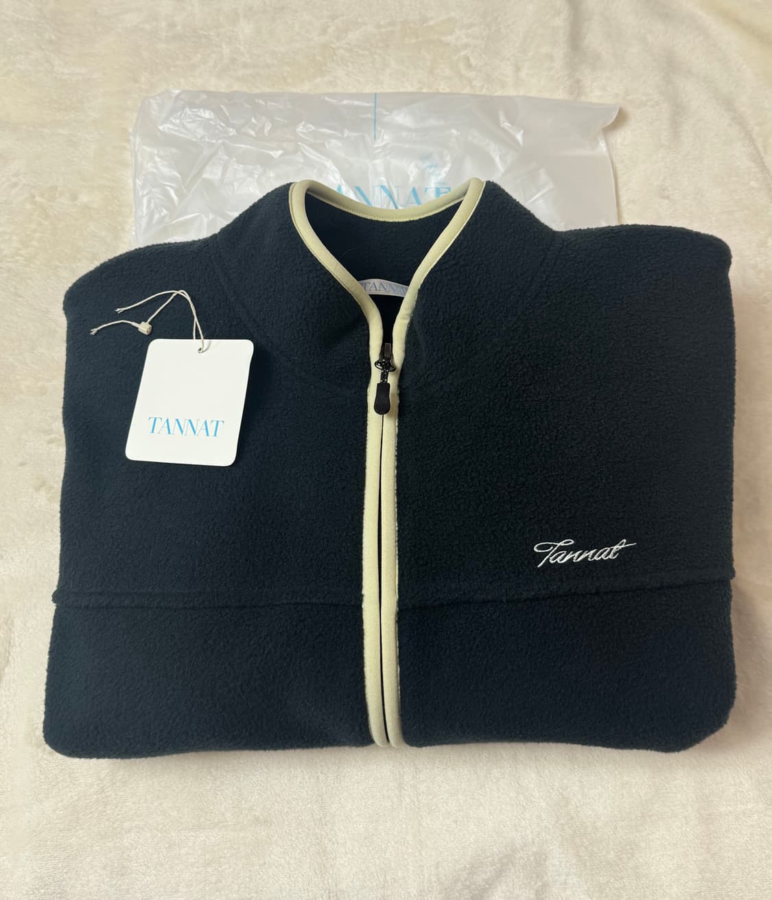 타낫 커브 플리스 Curve fleece zip-up_deep navy 상품이미지2