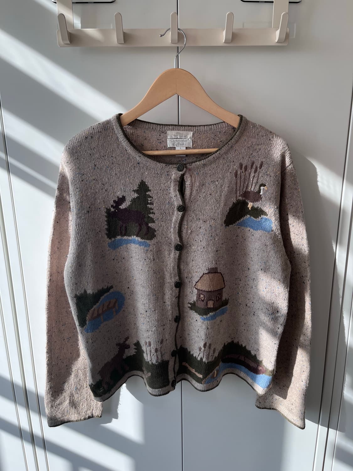 Christopher Banks 오트밀 풍경 니트 가디건  상품이미지5