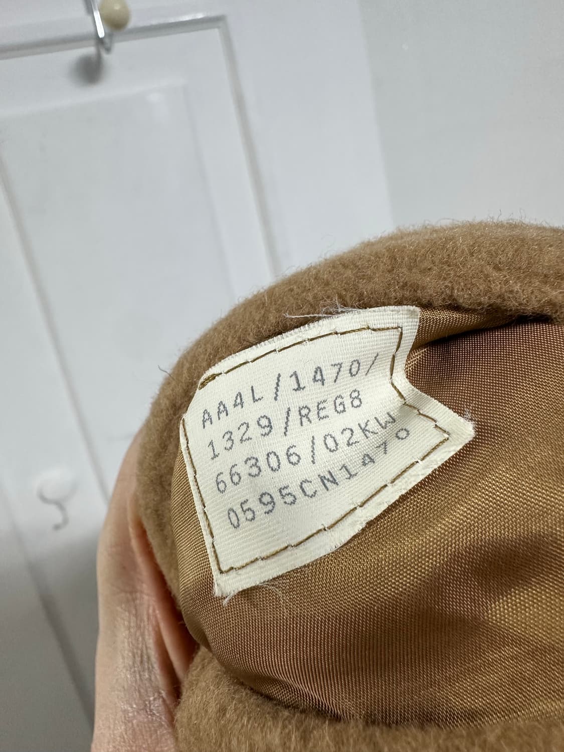 아쿠아스큐텀 카멜헤어 발마칸 코트 상품이미지6