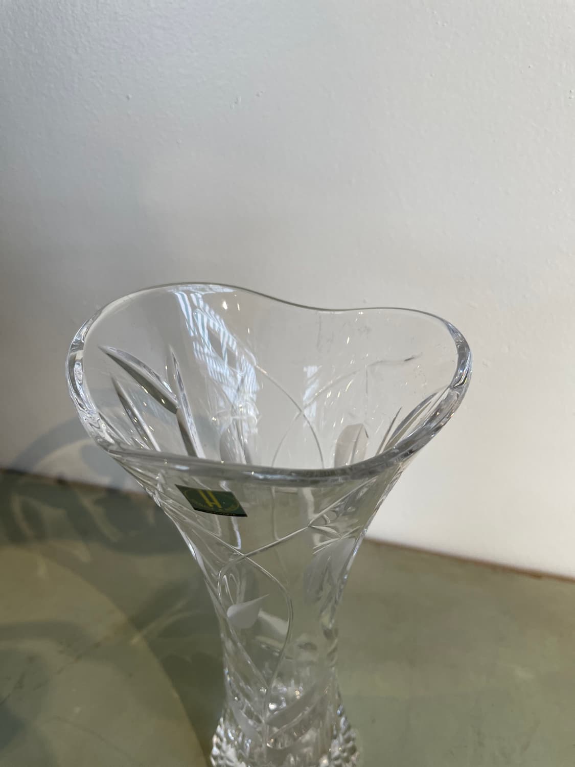 빈티지 일본 크리스탈 화병 상품이미지3