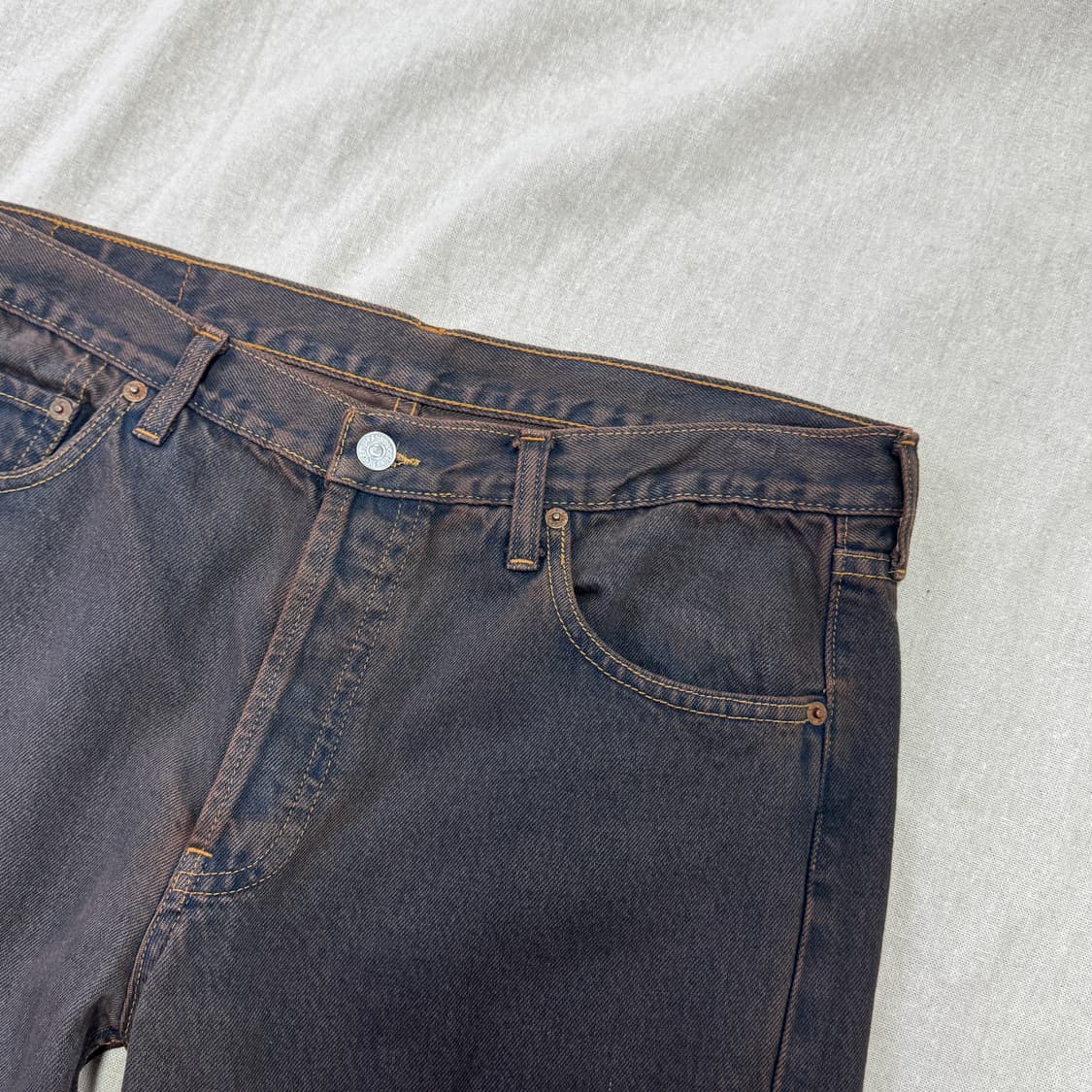 리바이스 90s 블랙브라운 워싱 501 36(32~34) 상품이미지5